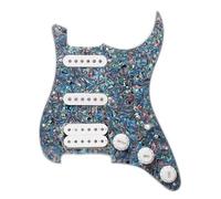 Adatto Per Il Montaggio Del Circuito Del Battipenna Del Pickup Della Chitarra Elettrica ST SQ Kit Pickup Nero SSH(Blue)