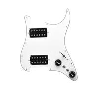 Adatto Per Il Montaggio Della Protezione Del Pickup Della Chitarra Elettrica ST SQ. Il Pickup HH Alnico Può Essere Tagliato Singolarmente.(White)