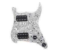 Adatto Per Il Montaggio Della Protezione Del Pickup Della Chitarra Elettrica ST SQ. Il Pickup HH Alnico Può Essere Tagliato Singolarmente.(Zebra)