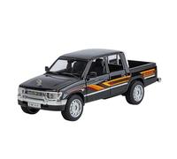 Adatto Per Il Pick-up Hilux Modello In Lega 1/32 Pressofuso Collezione Di Simulazione Suono E Luce Decorazione(Black)