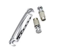 Adatto Per Il Supporto Per Corde Per Chitarra Elettrica Con Dado Superiore E Inferiore Per Cordiera A Ponte Chitarra Bridge(Silver)