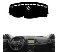 Adatto per Jeep Compass 2017-2020 LHD, copertura cruscotto auto, copertura cruscotto antiscivolo, copertura cruscotto tappetino cruscotto, coperture cruscotto interno