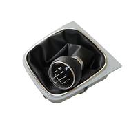 Adatto per Jetta 5 6, per Golf 6 VI MK5 MK6 5KD 711 113 5KD711113 5KD711113 Grigio Bianco 5 Velocità Pomello del cambio in plastica con copertura PU Pomello del cambio accessorio