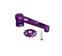 Adatto per kit di conversione a 9 velocità per bici pieghevole Brompton - Include deragliatore posteriore tenditore puleggia rullo catena(Rose)