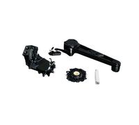 Adatto per kit di conversione a 9 velocità per bici pieghevole Brompton - Include deragliatore posteriore tenditore puleggia rullo catena(Vert)