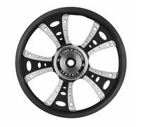 Adatto per kit ruote in lega Royal Enfield Fat Boy, 19""-18"", batteria a disco