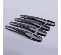 adatto per Lancer per EVO 2002 2003 2004 2005 2006 2007 Esterno Maniglia Della Porta Copertura Trim Decor Fibra di Carbonio Stile Auto Maniglia Shell Trim