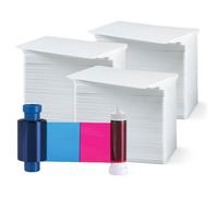 Adatto per Magicard Enduro, Enduro 2, Enduro MA300YMCKO Nastro a Colori, Accessori per Stampante