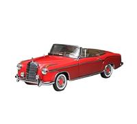 Adatto Per Mercedes-Benz 1960 220 SE Sunstar Convertible 1:18 Modello Statico In Lega Pressofusa Da Collezione Decorazione Per La Casa(Red)