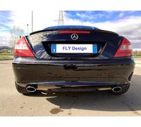 Lip Spoiler Posteriore Adatto A per Mercedes SLK IN Nero