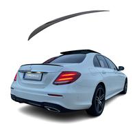 Adatto per Mercedes W213 Spoiler Nero Lucido Verniciato Coda Labbro Abr