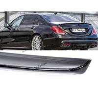 Adatto per MERCEDES CLASSE S Dal Anno 2013 W222 Lip Spoiler Posteriore Nero Matt