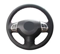 Adatto per Mitsubishi Outlander 2007-2013, coprivolante per auto cucito a mano, coprivolante antigraffio, accessori per auto