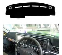 Adatto per Mk2 GTI Coperture per cruscotto Interno Copertura cruscotto Protezione UV Antiscivolo, Filo Bianco RHD