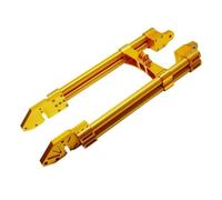Adatto Per Moto Monkey Bike M3 M5 M6 Modifica Forcellone Posteriore 3D CNC Rinforzato Forcella Posteriore Piatta A Doppio Tubo Regolabile(60cm tube gold)