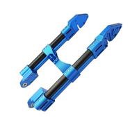 Adatto Per Moto Monkey Bike M3 M5 M6 Modifica Forcellone Posteriore 3D CNC Rinforzato Forcella Posteriore Piatta A Doppio Tubo Regolabile(50cm tube blue black)