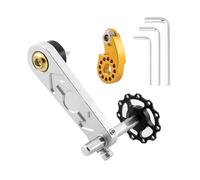 Adatto per MUQZI MTB, tenditore regolabile per movimento centrale M10 UDH tenditore puleggia rullo catena(Silver-Hook)