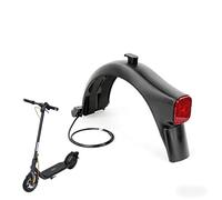 Adatto per Ninebot Segway Kickroller F2/F2 Plus/F2 Pro, parafango posteriore con set completo - Luci freno a LED ad alta luminosità, impermeabili, paraspruzzi, facile da installare, sostituisce parti
