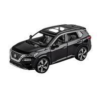 Adatto Per Nissan X-Trail SUV Fuoristrada 1/32 Modello In Lega Pressofusa Simulazione Statica Da Collezione Decorazione(Black)