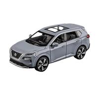 Adatto Per Nissan X-Trail SUV Fuoristrada 1/32 Modello In Lega Pressofusa Simulazione Statica Da Collezione Decorazione(Gray)