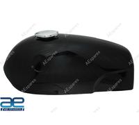Adatto Per Norton Fastback Commando Serbatoio Benzina In Acciaio Nero Verniciato