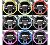 Adatto per Opel Fiat Ford Volante Fodera Custodia Protezione Nero Fucsia
