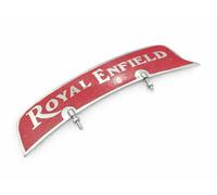 Adatto per parafango anteriore targa Royal Enfield ottone cromato
