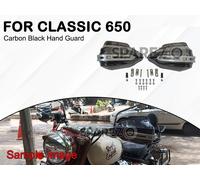 Adatto per paramani Royal Enfield Classic 650 nero carbonio colorato