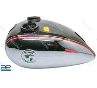 Adatto Per Puch 250 TF 1952 250CC Serbatoio Di Benzina Nero E Cromo Verniciato