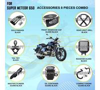 Adatto per Royal Enfield "8 Pcs Accessories Combo Pack CP-7" per Super Meteor...