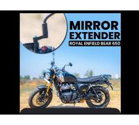 Adatto per Royal Enfield Bear 650 Mirror Extender nero