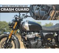 Adatto Per Royal Enfield Bear 650 "Parafango Motore Con Slider Nero"