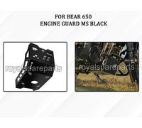 Adatto Per Royal Enfield Bear 650 "Piastra Di Skid Sumpguard Nera"