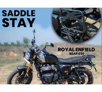 Adatto Per Royal Enfield Bear 650 Supporto Sella / Montaggio Pannier Nero
