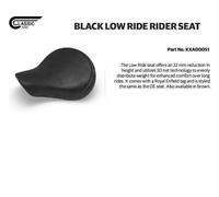 Adatto per Royal Enfield "Black Low Rider Seat" per Classic 350cc - (Re Born)