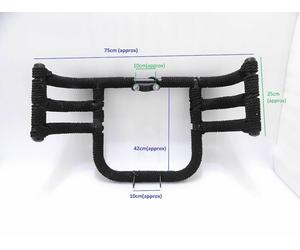 Adatto per Royal Enfield Bullet Airfly protezione gamba anteriore avvolta con...