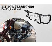 Adatto Per ROYAL ENFIELD CLASSIC 650 EVO Parafango Motore, Nero