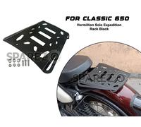 Adatto per Royal Enfield Classic 650 Vermillion Solo Rack / piastra nero