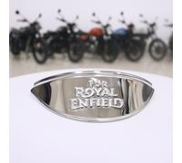 Adatto per Royal Enfield Classic - Visiera di picco del faro cromata 7"