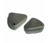Adatto per Royal Enfield Flat Lid Bare Metal Tool Box Set