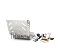 Adatto per Royal Enfield GT e Interceptor 650 S S Red Rooster Sump Guard lucido