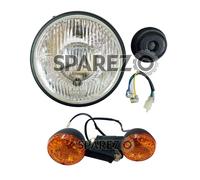 Adatto per Royal Enfield "Headlight Beam Assembly & Rear Indicator"...