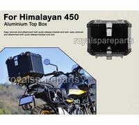 Adatto Per Royal Enfield Himalayan 450 Scatola Superiore In Alluminio 42L, Nera