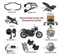 Adatto Per Royal Enfield Hunter 350 Accessori Combo Pack 10 Pz