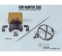 Adatto Per Royal Enfield Hunter 350 "Kit Flyscreen Con Griglia Fari"