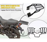 Adatto Per Royal Enfield Hunter 350 Portapacchi Con Kit Di Montaggio Per Borse