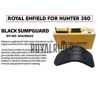 Adatto per Royal Enfield HUNTER 350cc BLACK SUMP GUARD
