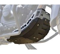 Adatto per Royal Enfield New Himalayan 450 Bash Plate Sumpguard, nero e argento