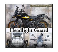 ADATTO PER ROYAL ENFIELD NEW HIMALAYAN 450 "Headlight Grill D1 Black"