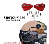 Adatto per Royal Enfield Shotgun 650 "Kit protezione mano colore rosso colorato"